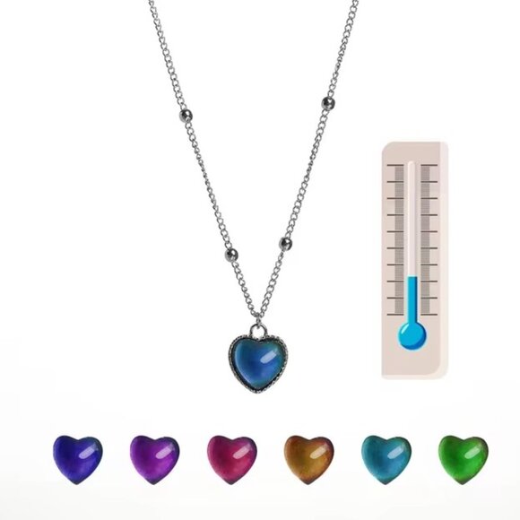 Heart Mood Necklace - Picture 5 of 5